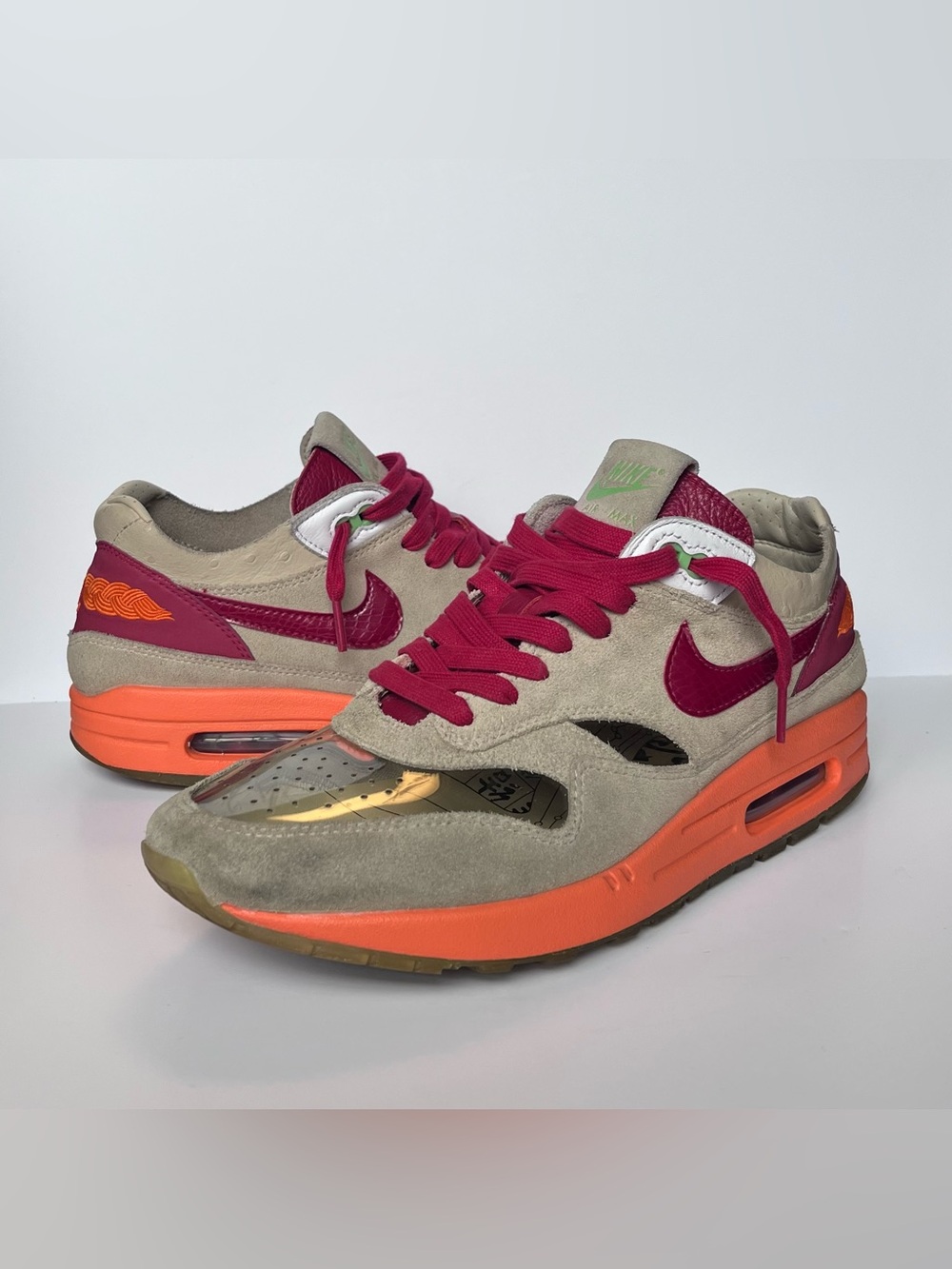 NIKE Air Max 1 x CLOT "Kiss of Death" 2021 Men’s Size 10.5